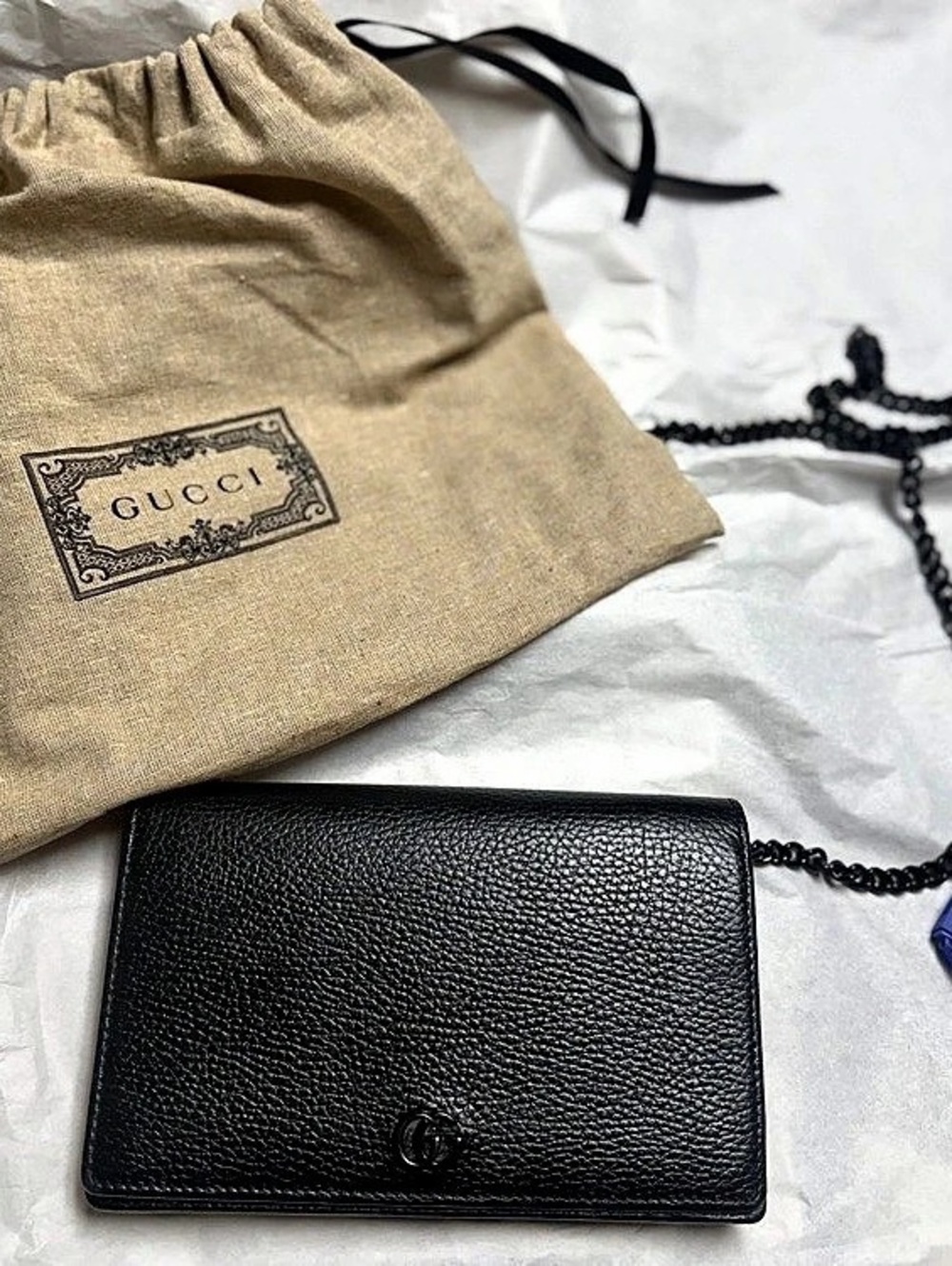 Gucci GG Chain Black Crossbody